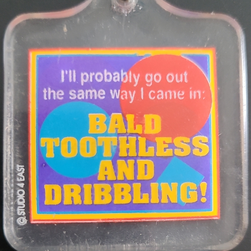 Keychain with Humorous Quote - Picture 2 of 4